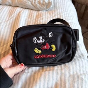 Lululemon Black Mickey Mouse Crossbody Bag